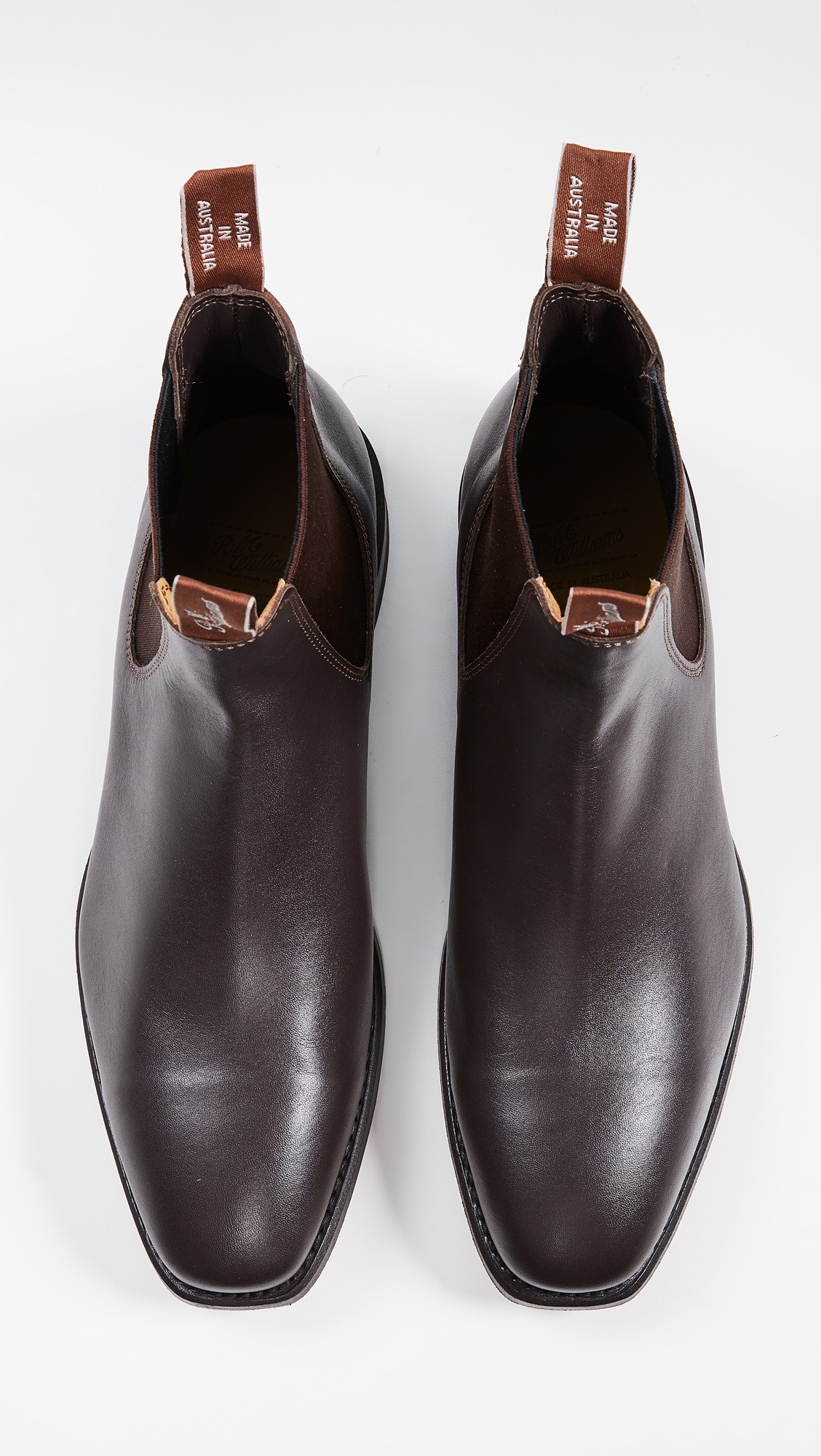 R. M. Williams Classic RM Leather Chelsea Boots Chestnut