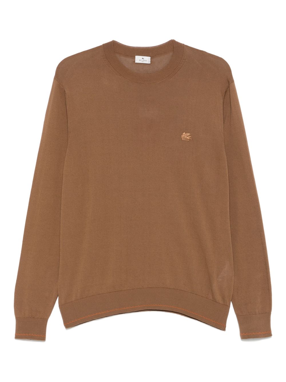 Cotton T-shirt - Brown