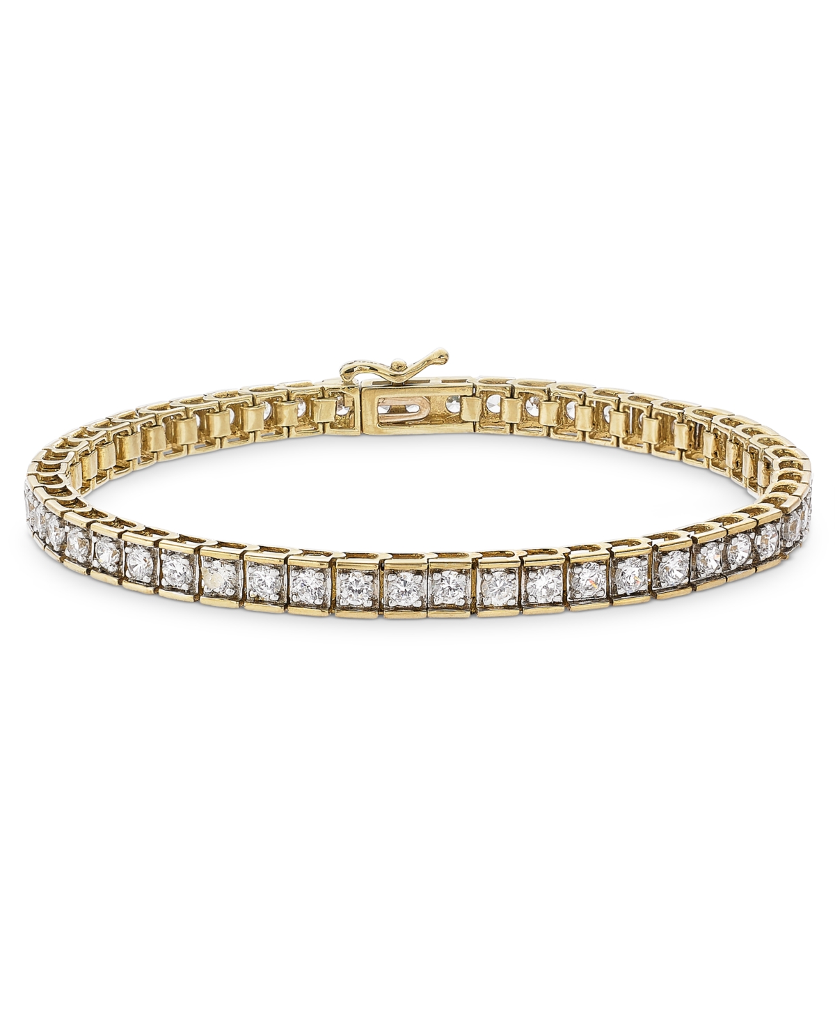 Diamond Bracelet (5 ct. t.w.) in 10k Gold or 10k White Gold - Yellow Gold