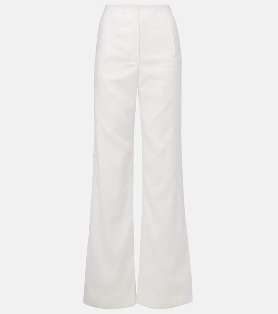 Jude linen-blend wide-leg pants
