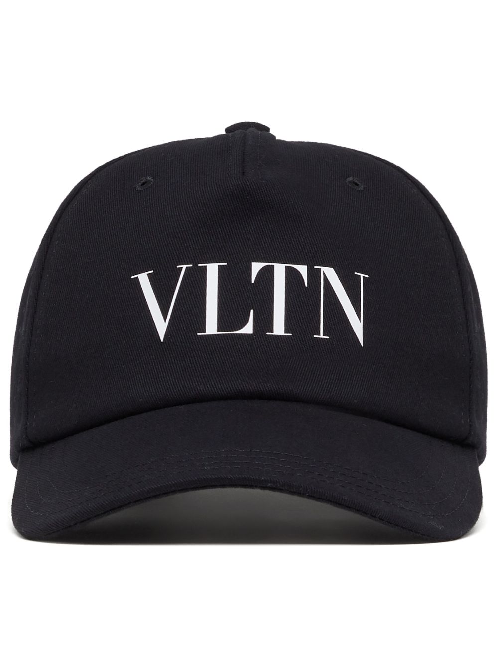 VLTN print baseball cap - Black