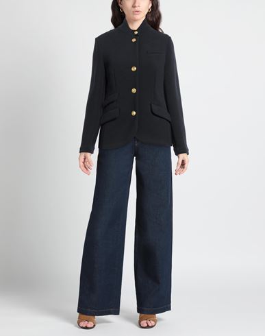 Woman Blazer Midnight blue Size 8 Polyamide, Viscose, Virgin Wool