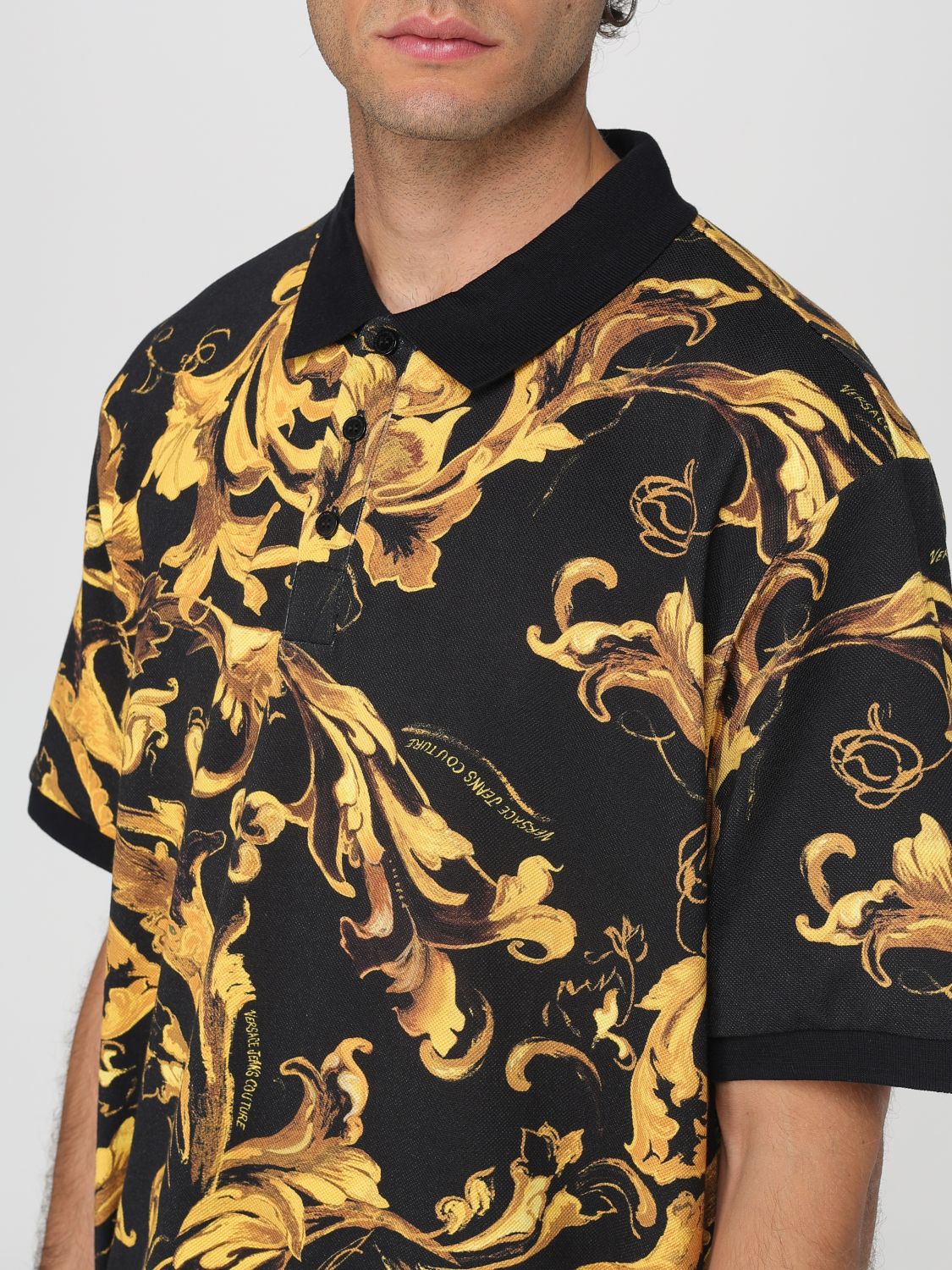 Polo Shirt Men color Black