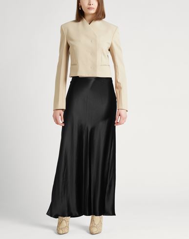 Forte_forte Woman Maxi skirt Black Size 3 Acetate, Viscose