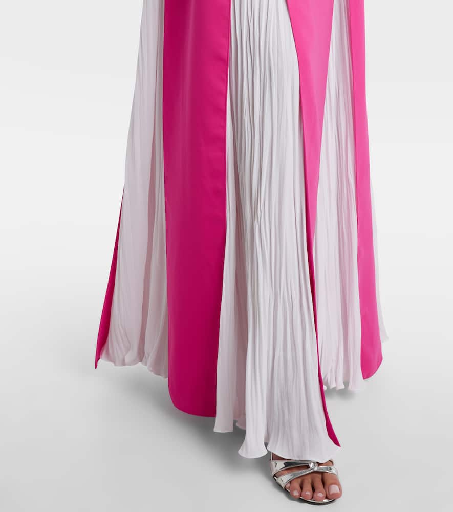 Pleated sash gown