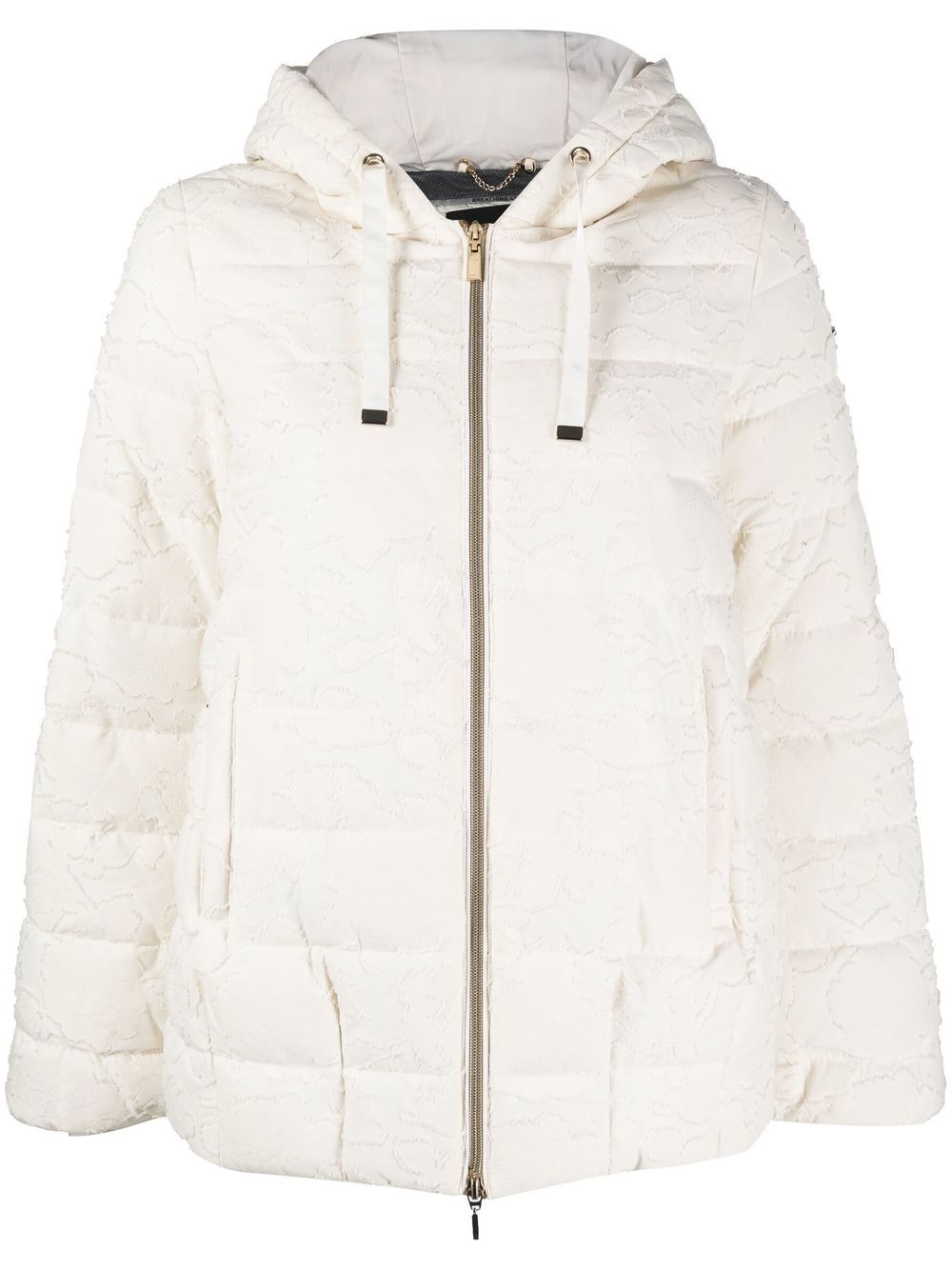 Padded zip-up jacket - Neutrals