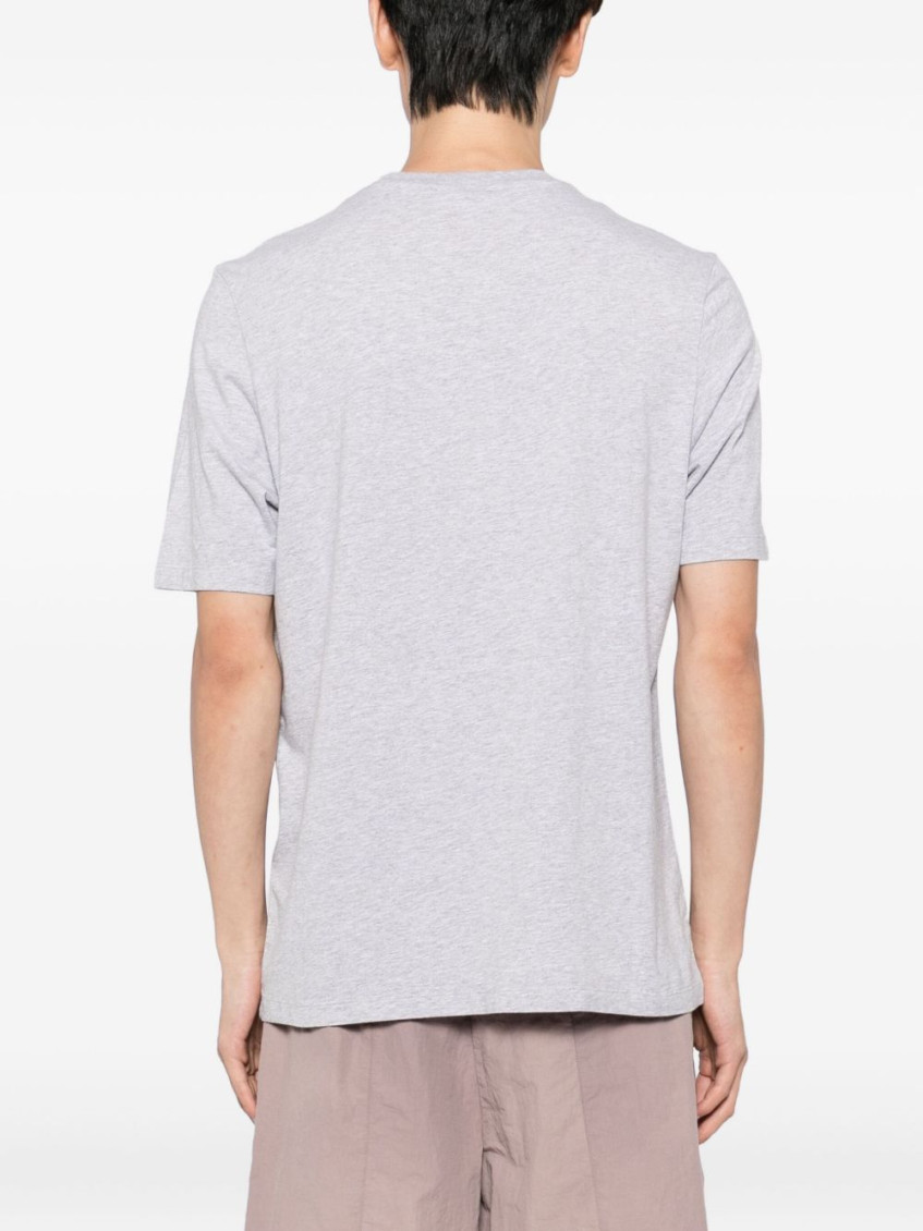 Grey Fox Head Cotton T-shirt