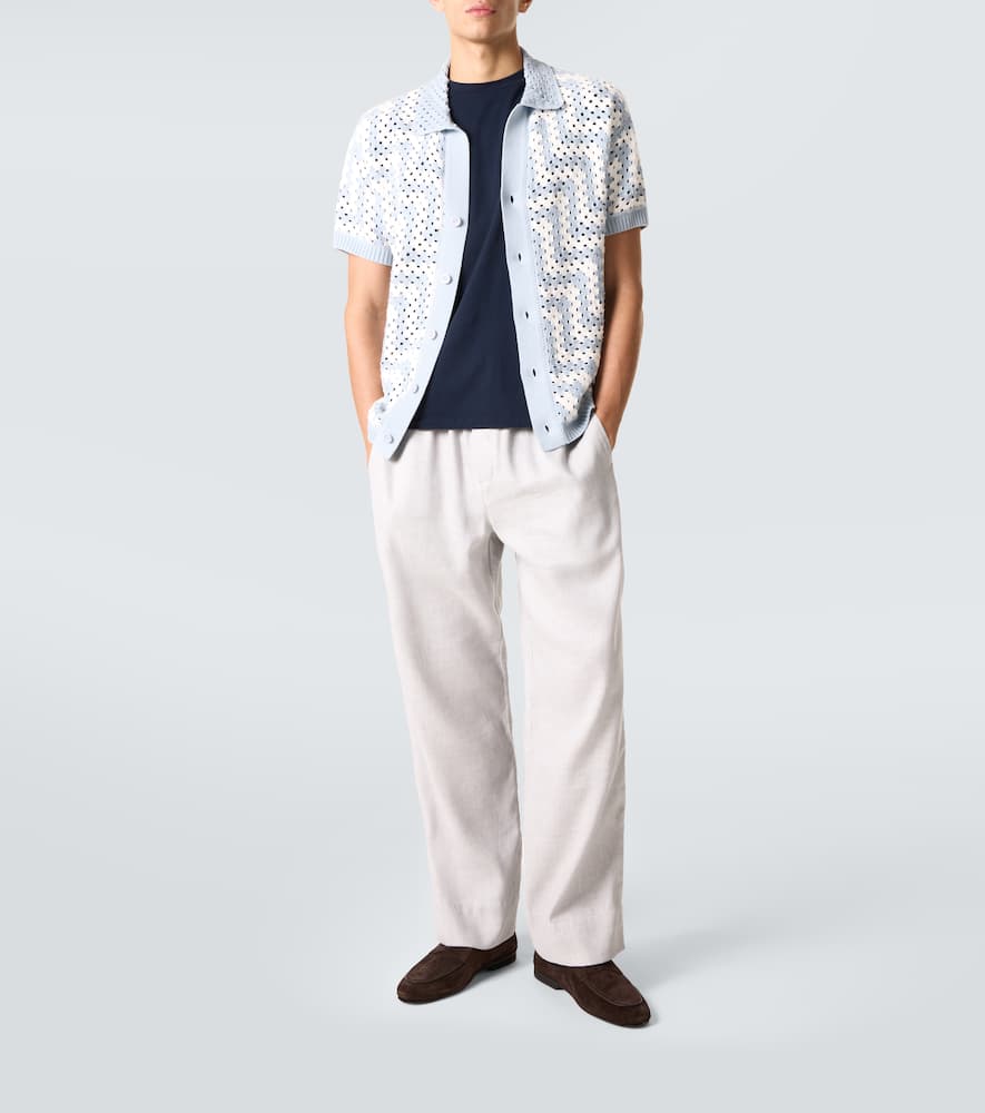 Pinto crochet cotton cardigan