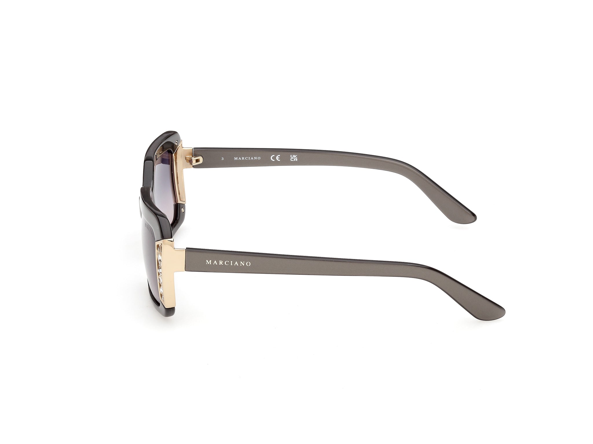 Guess by Marciano Woman Guess by Marciano GM00042 20B Sunglasses Acetate Grey Smoke Geometric Norma