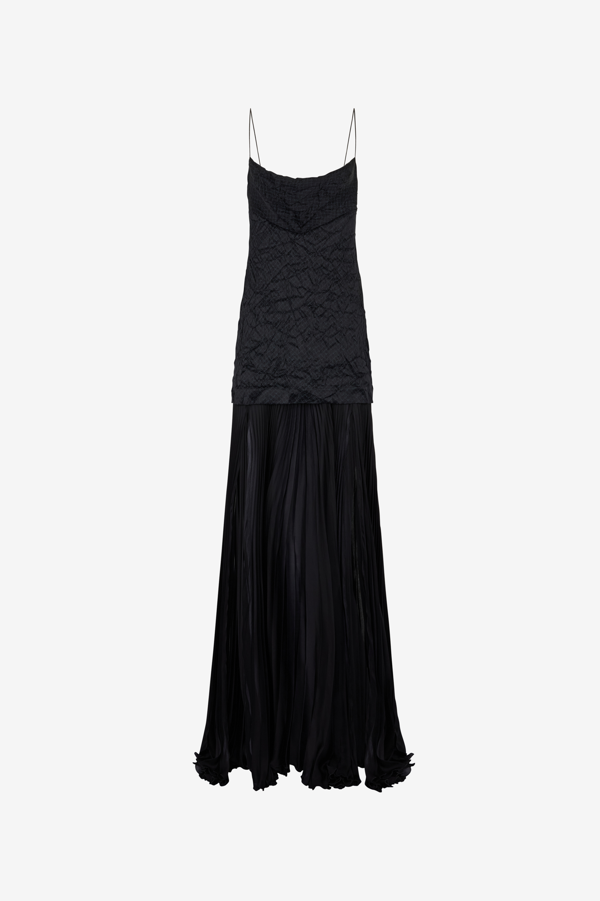 Long Snakeskin-effect Dress