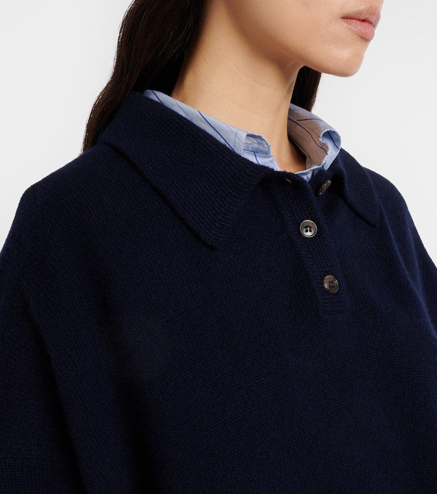 Etta cashmere polo sweater