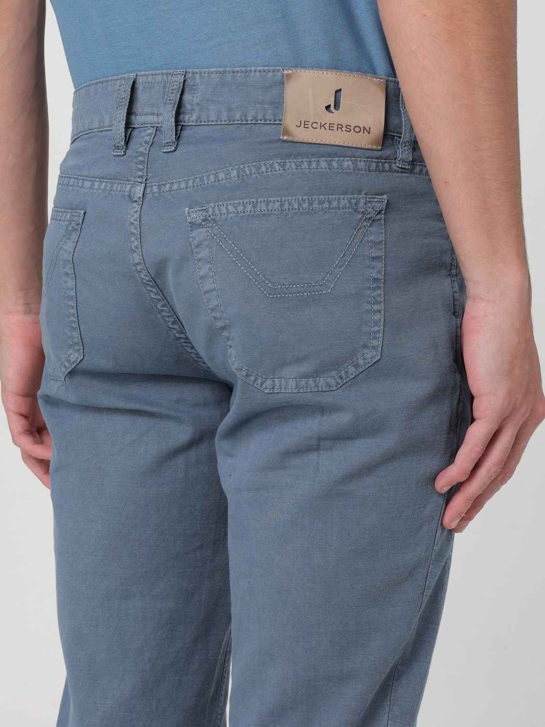 Pants Men color Blue