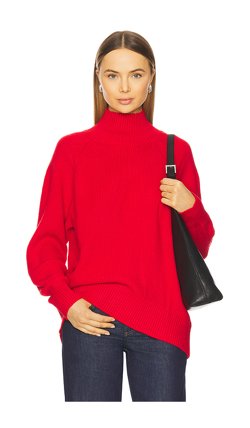 MADISON THE LABEL Thala Knit Sweater in Flame. XL also in L, M