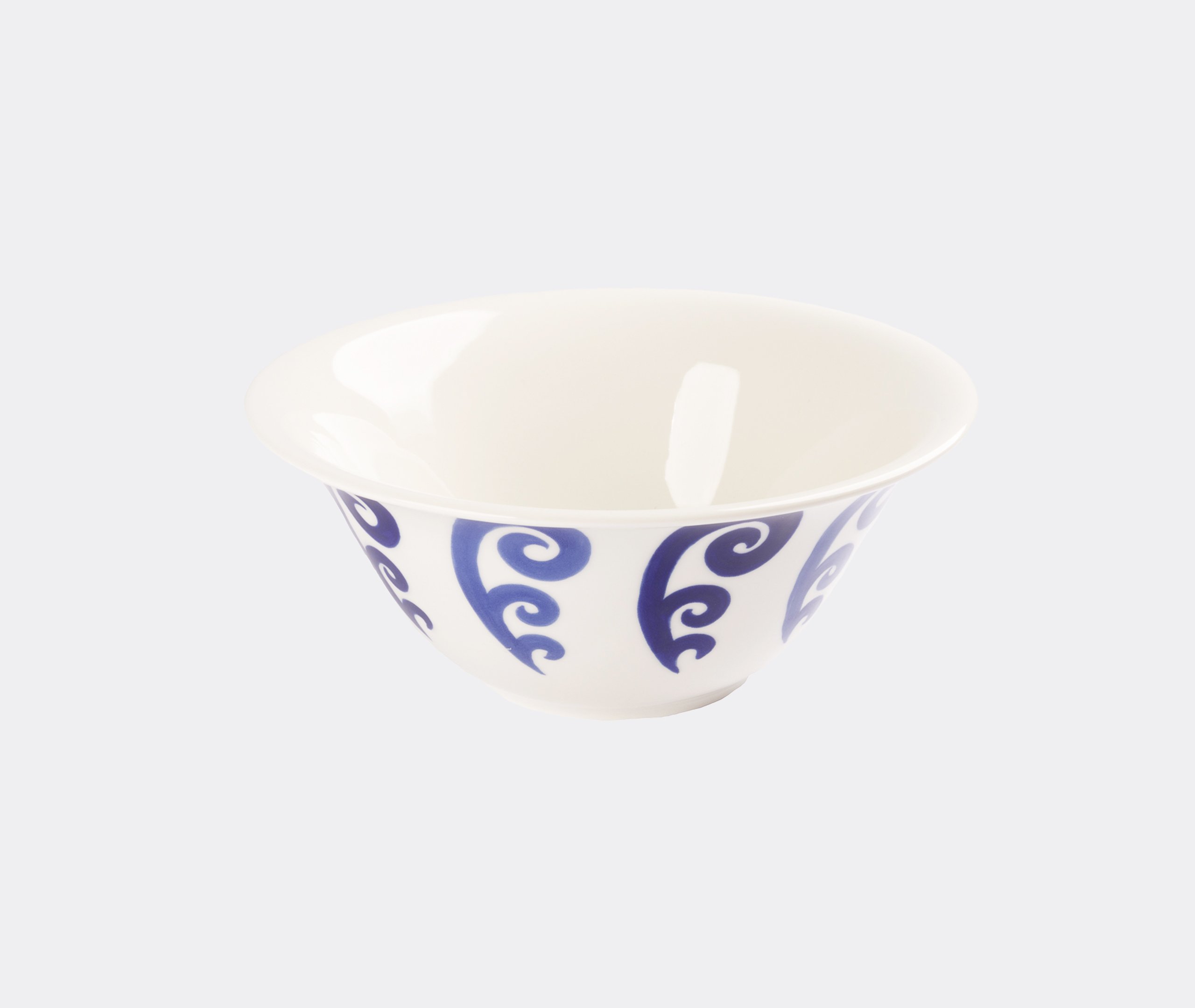 'athenee Peacock' Salad Bowl, Blue