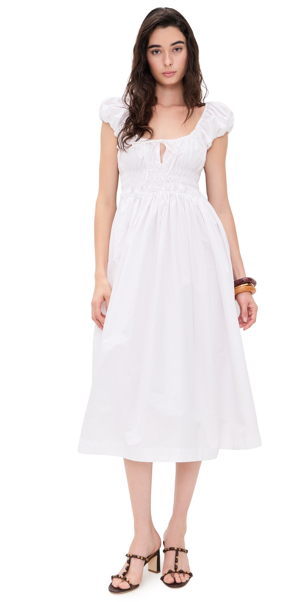 Big Sky Poplin Dress Optic