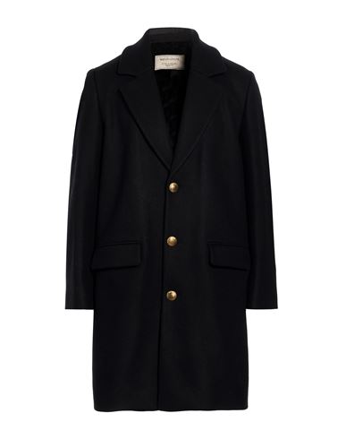 Maison Kitsuné Man Coat Black Size L Wool, Polyamide