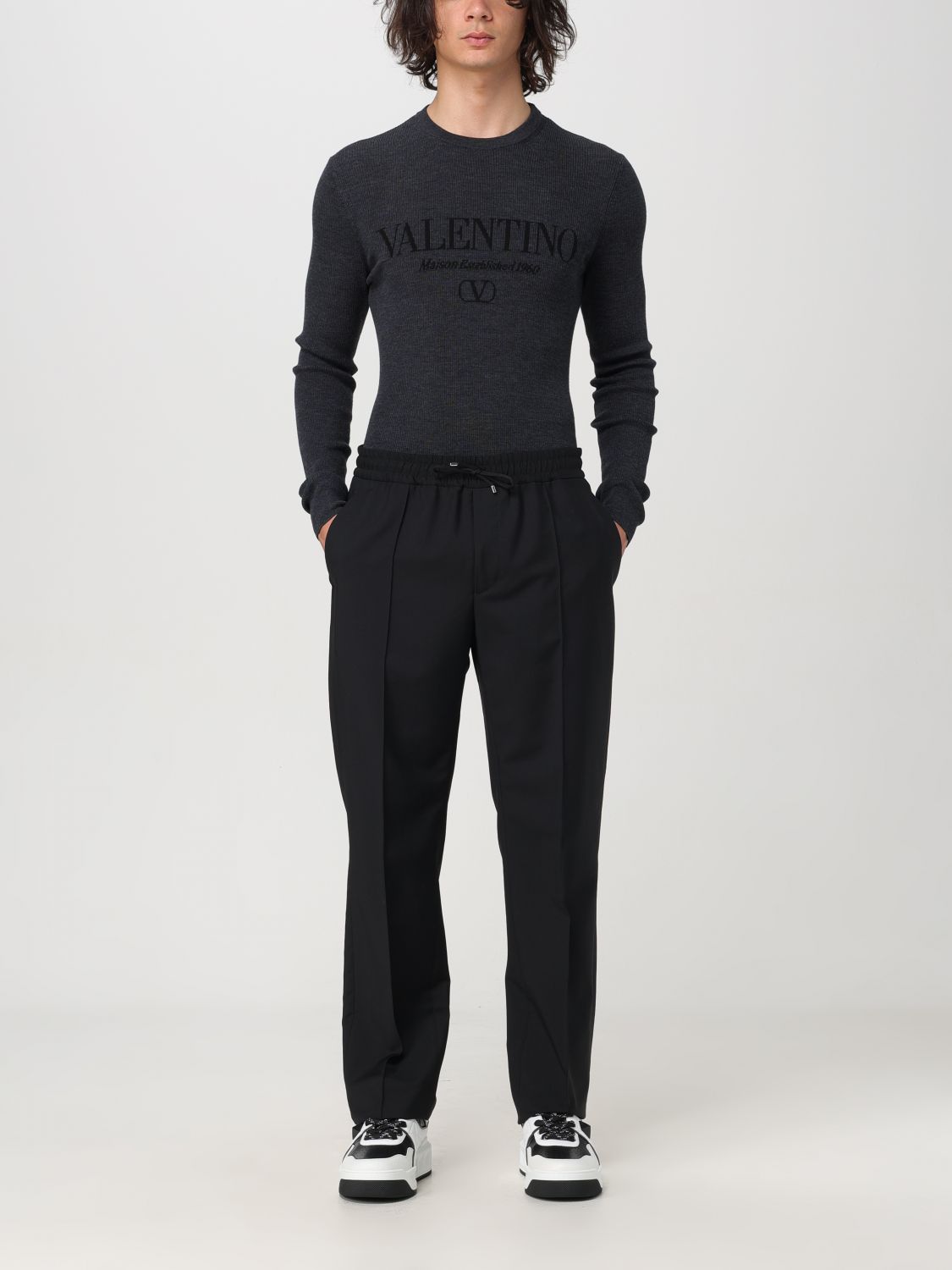 Pants Men color Black