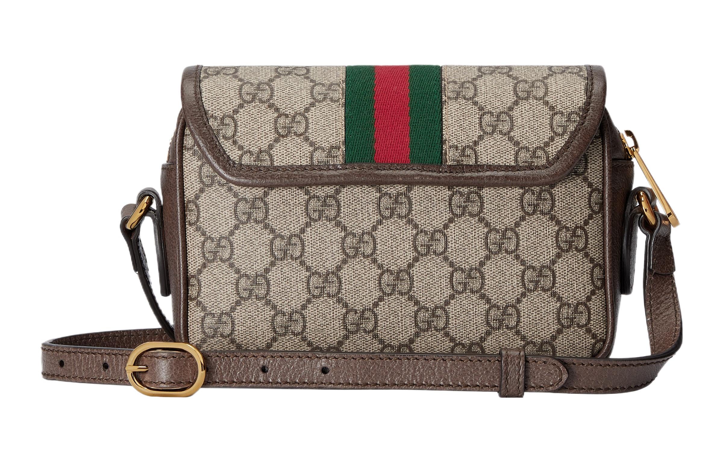 (WMNS) Ophidia GG Mini Shoulder Bag 'Beige'