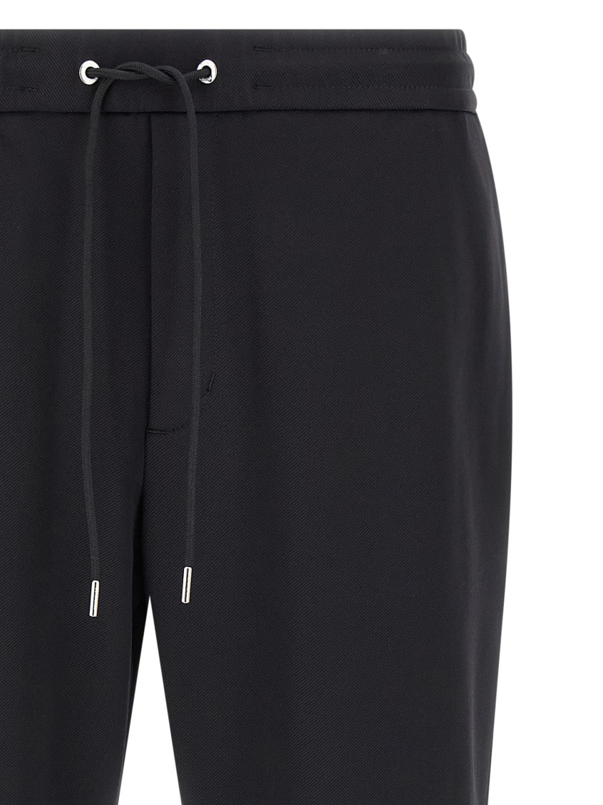 Black Drawstring Trousers