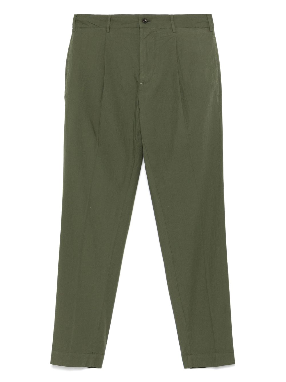 Santaniello textured trousers - Green