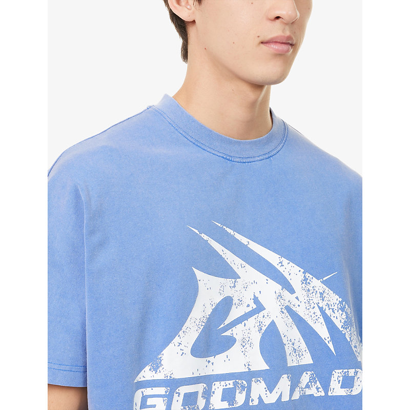 Mens Core Graphic-Print Cotton T-Shirt