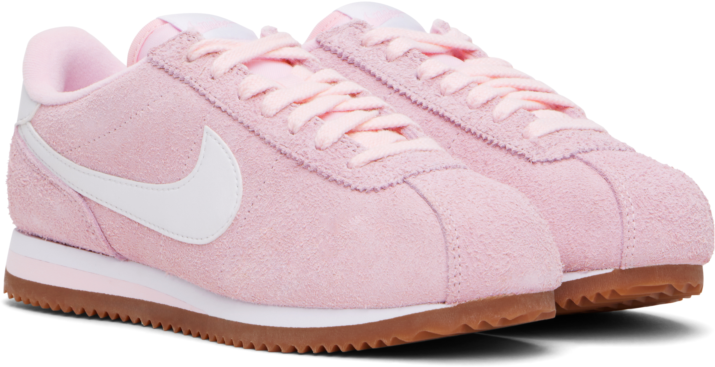 Nike Pink Cortez Vintage Suede Sneakers