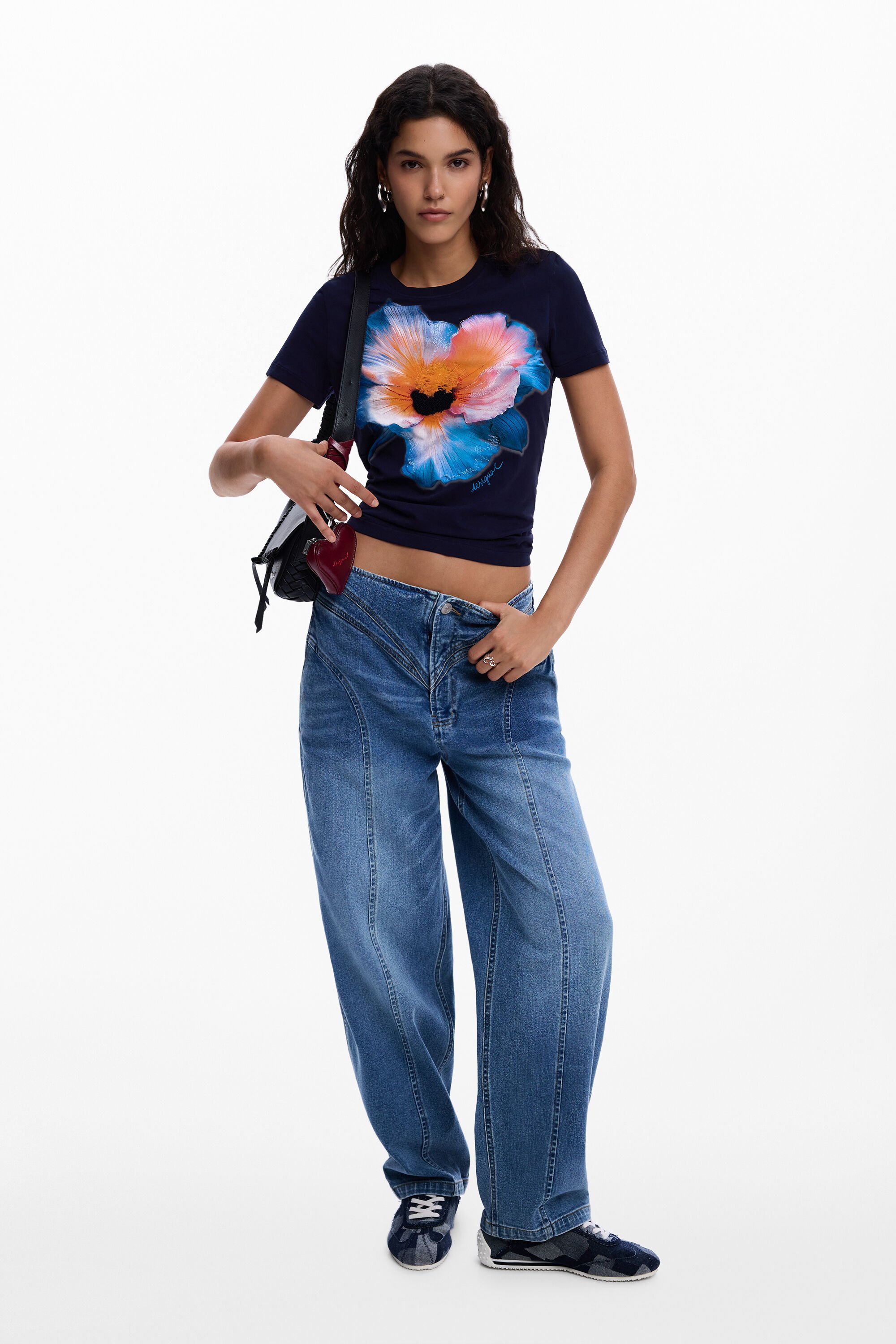 Boyfriend pants with sea
