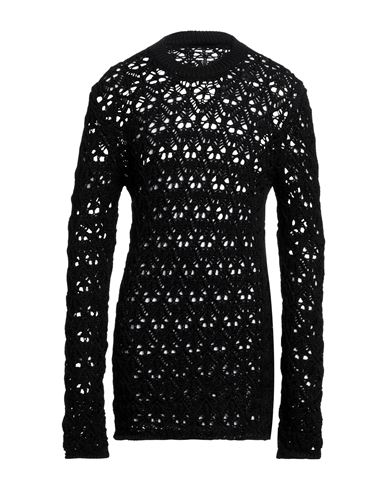 Man Sweater Black Size 44 Virgin Wool