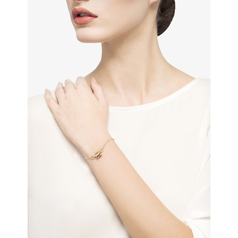Womens Yellow Gold B.zero1 Soft 18kt Gold Bracelet