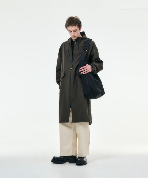 Mars Unisex Weather Coat Essential Collection Dark Khaki