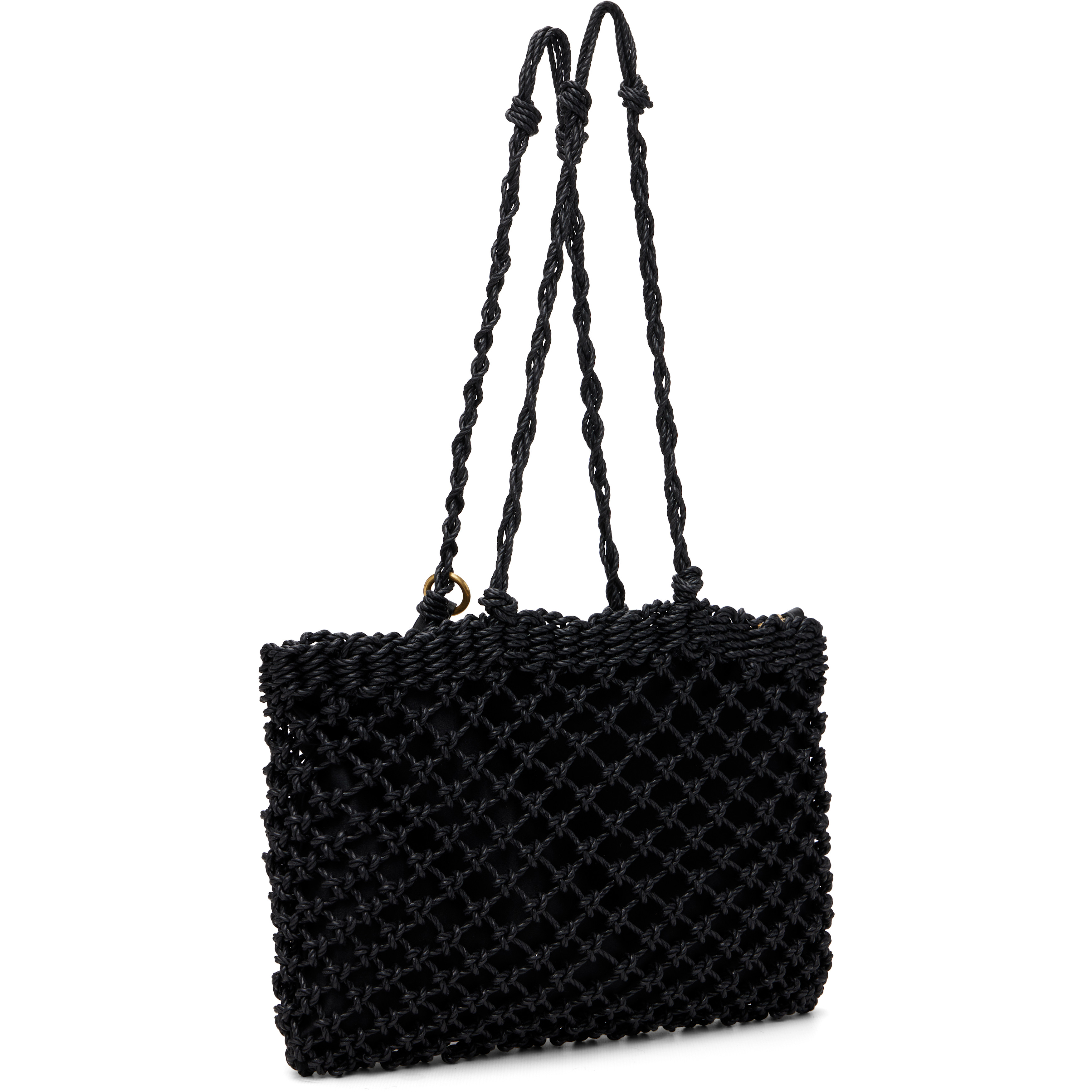 Black Tangle Net Tote