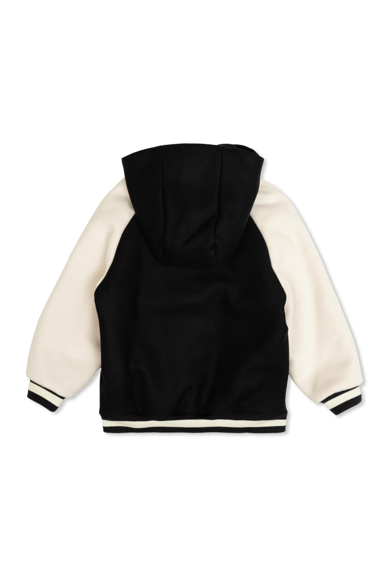 Wool Jacket With Hood, Unisex, Black