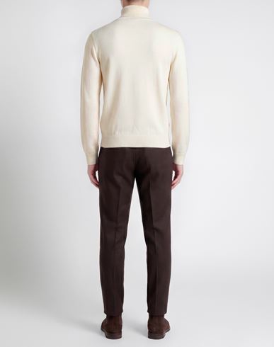 Man Turtleneck Off white Size L Wool, Acrylic