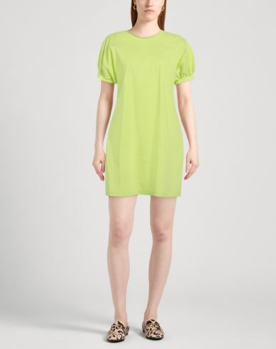 Liviana Conti Woman Mini dress Light green Size 2 Cotton, Polyamide, Elastane