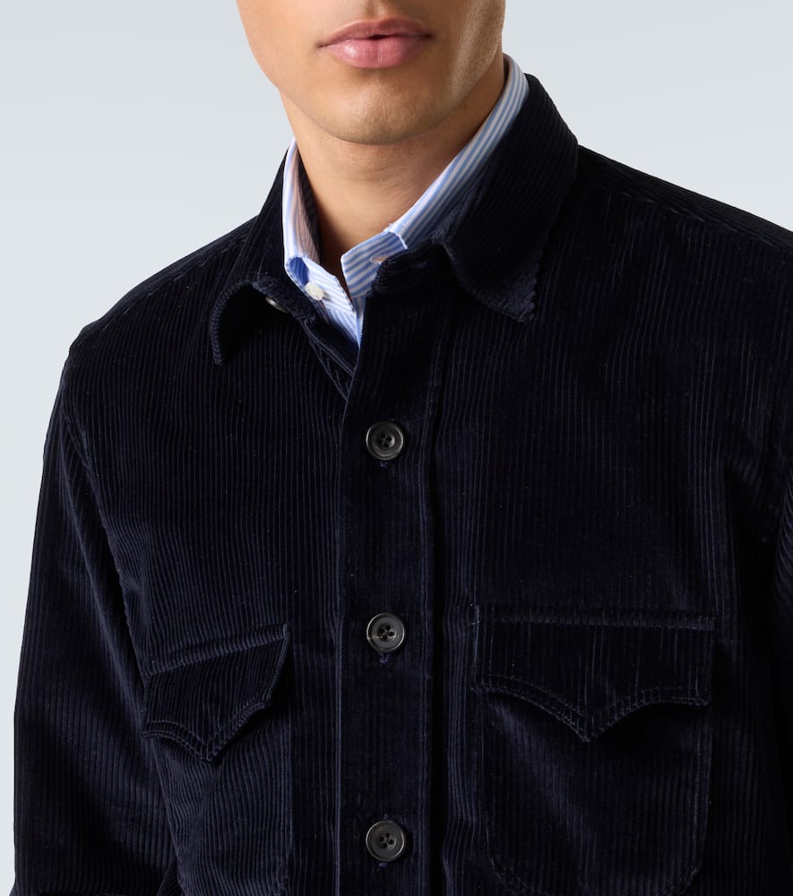 Cotton corduroy Western shirt