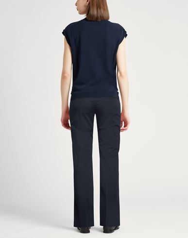 Sign Woman Pants Midnight blue Size 12 Cotton, Elastane