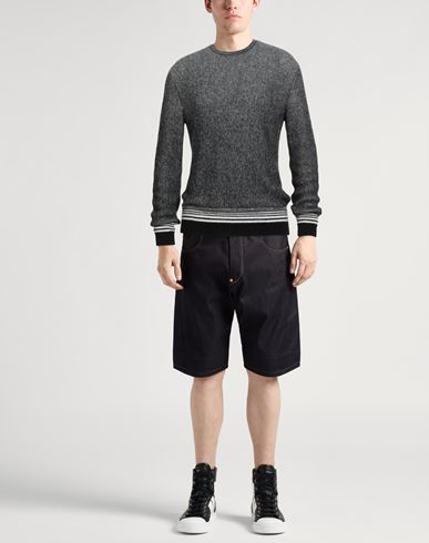 Man Sweater Black Size L Alpaca wool, Polyamide, Merino Wool