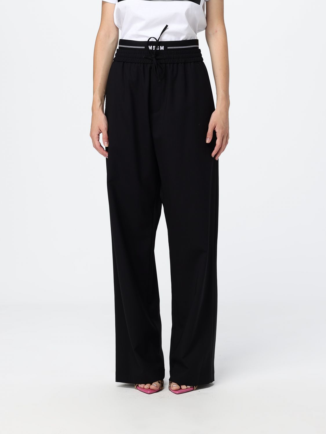 Pants Men color Black