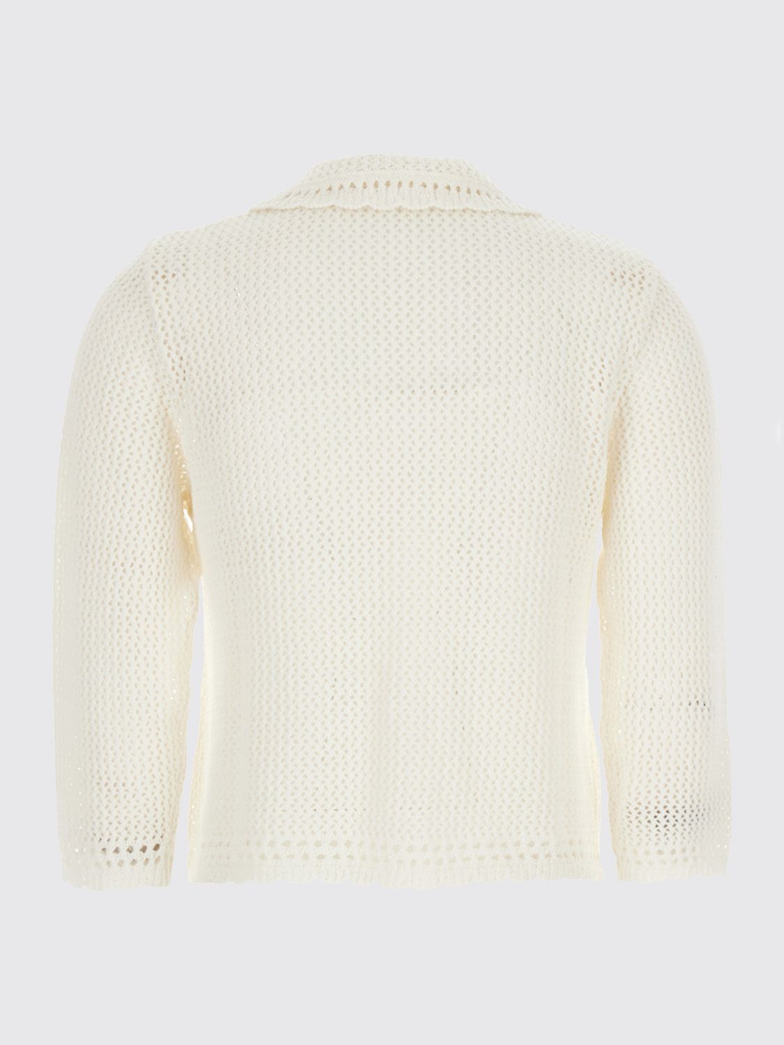 Linen And Cotton Blend Cardigan