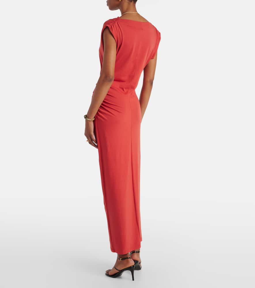 Cotton jersey maxi dress