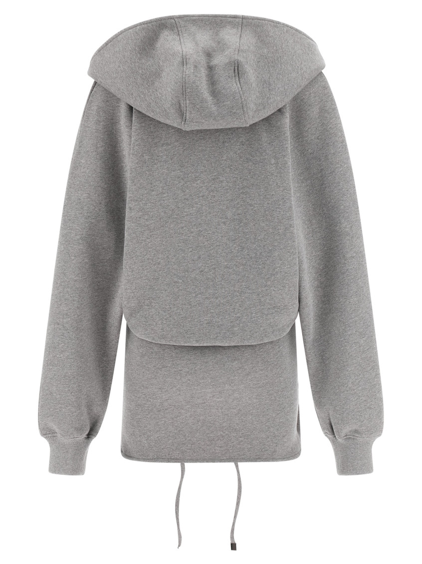 Hooded Dress Dresses Gray