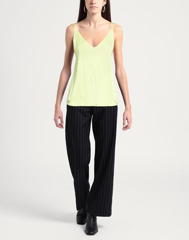 Même Road Woman Top Lime green Size 8 Viscose