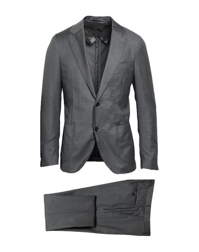 Man Suit Gunmetal Size 36 Virgin Wool