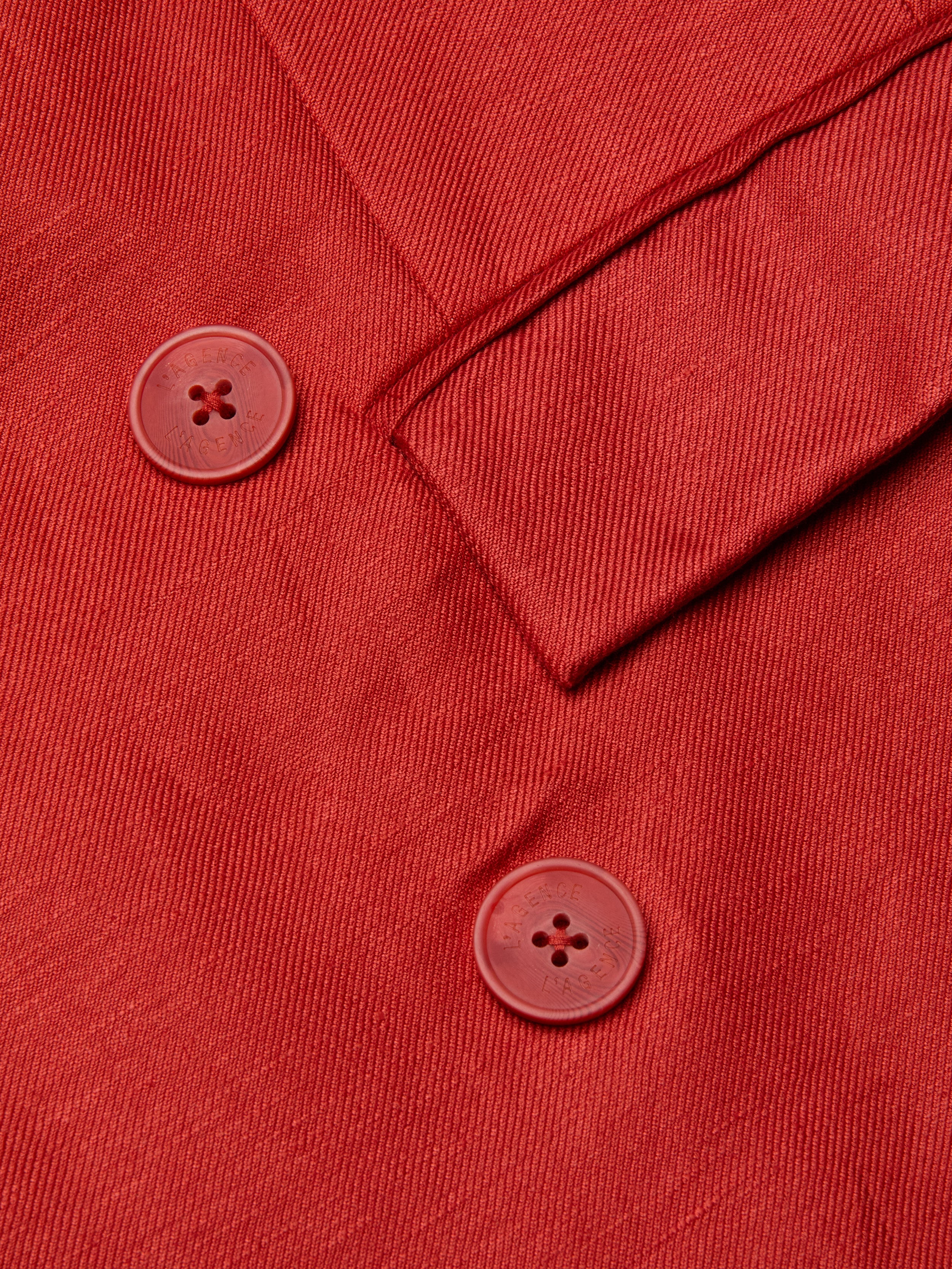 Cambrie Oversized Blazer In Poppy