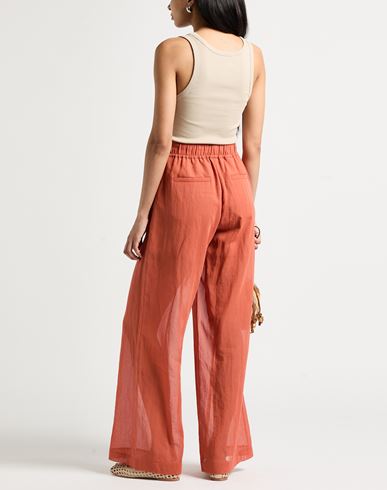 Woman Pants Rust Size 0 Cotton