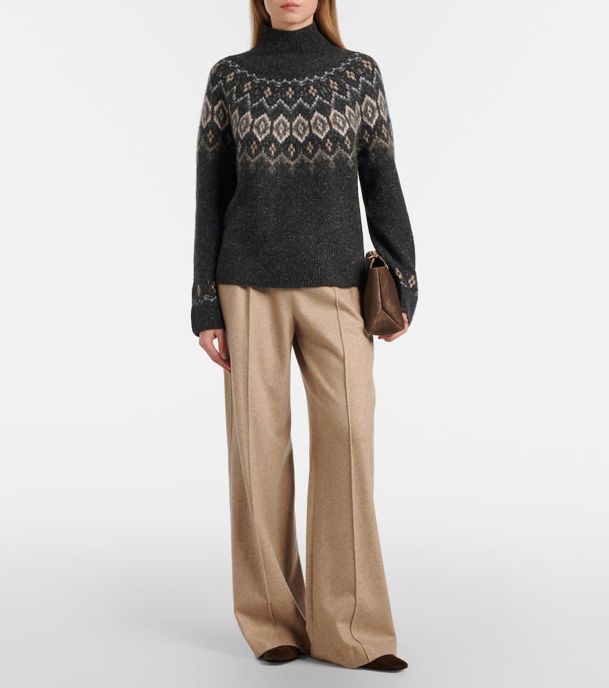 Cashmere turtleneck sweater