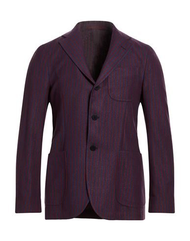 Man Blazer Brick Size 38 Virgin Wool, Cotton
