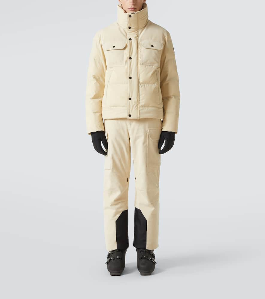 Carlo corduroy-trimmed ski jacket