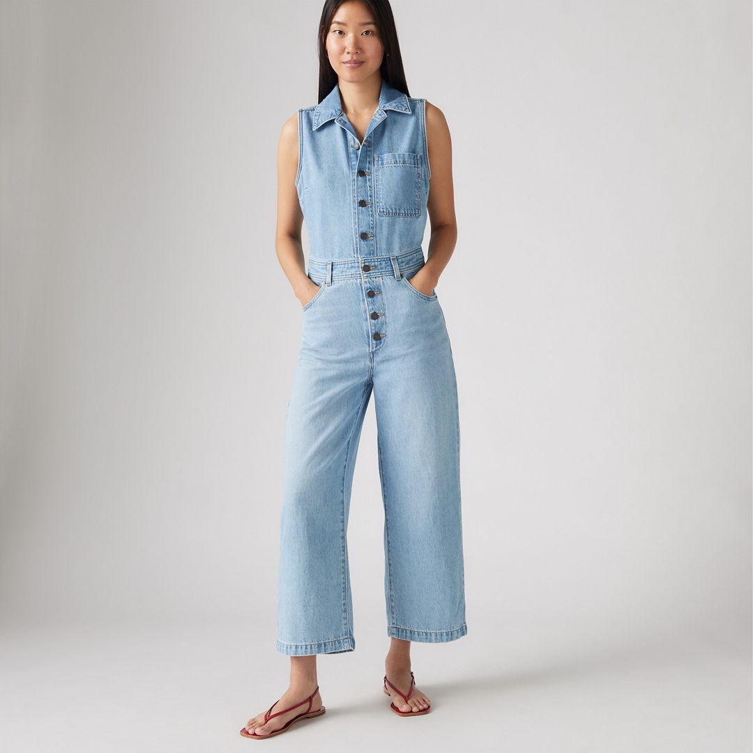 Ightweight Sleeveless Jumpsuit