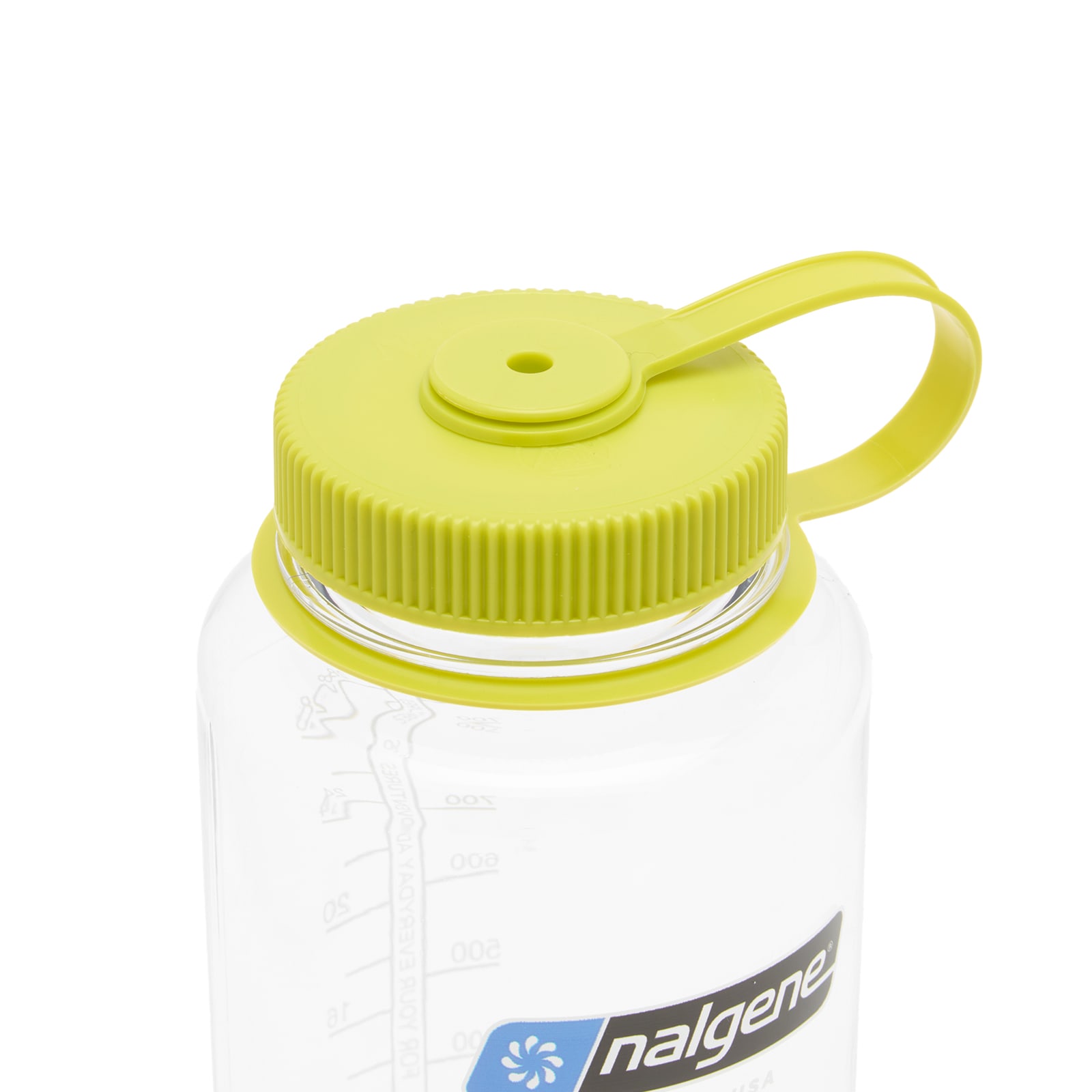 Wide Mouth Tritan Sustain Water Bottle Clear/Green 1L